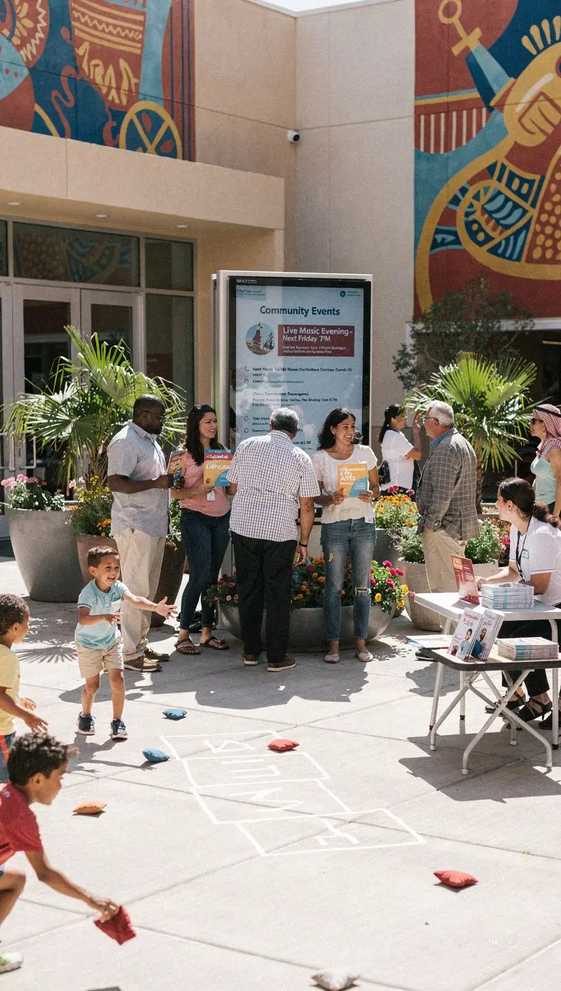 Community social clubs fostering connection and engagement